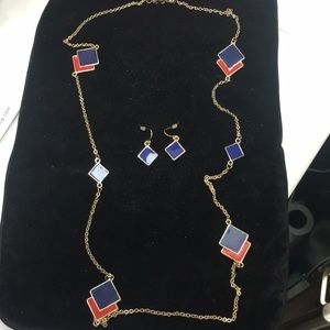 Necklace and earring set